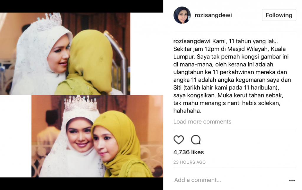 Ucapan Sweet Siti Nurhaliza Sempena Ulang Tahun 
