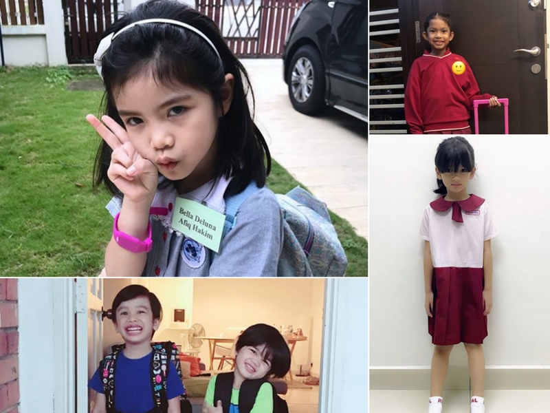 11 Selebriti Kongsi Cerita Back To school Anak Di Instagram