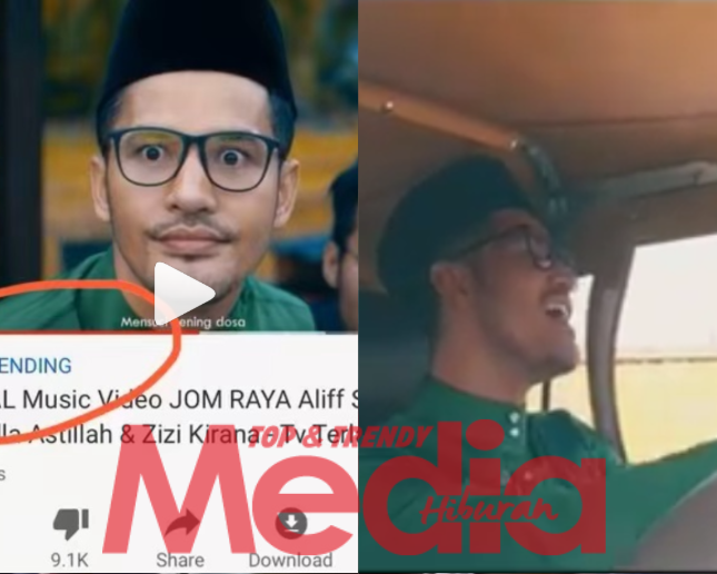 Lagu Raya Jadi Trending, Aliff Syukri Cabar Netizen Undi, Bakal Botak Malam Ni!