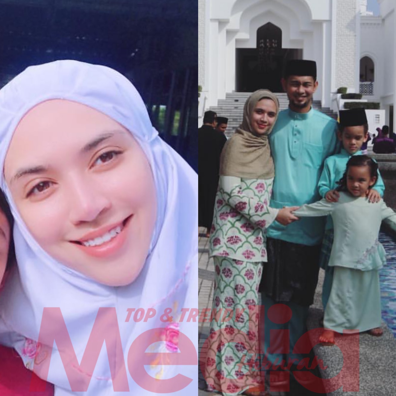 “We Love You Babah,”- Diana Danielle Luah Rindu Buat Farid Kamil Di Pertama Syawal