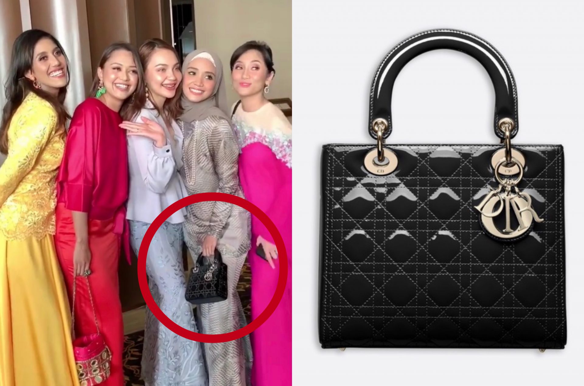 [GAMBAR] Cantiknya Beg Tangan Dior Ummi Nazeera, Cecah Harga RM20k?