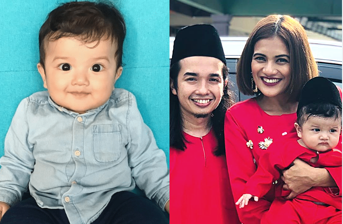 [GAMBAR] Genap 5 Bulan, Ini Foto Bayi Lelaki Rody & Niena, Adithya Jabbar Yang Mata Bulat, Serius Comel!