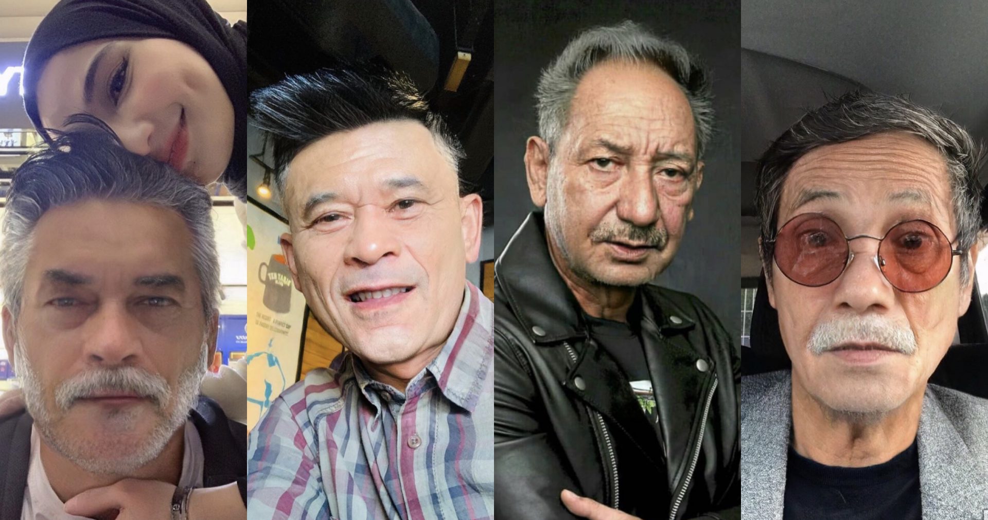 #AgeChallenge Lah Pula! Giliran Selebriti Lelaki Imaginasi Wajah Jadi Tua, Siapa Paling Kacak?