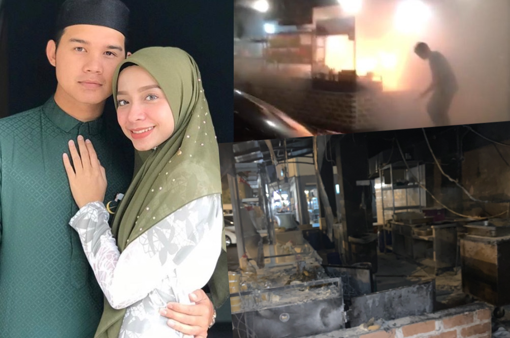 [GAMBAR] Restoran Milik Suami Pelakon Nadya Syahera, Hampir Musnah Dijilat Api Malam Tadi