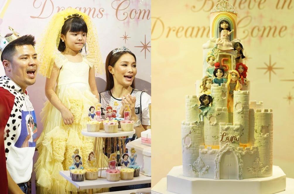 [GAMBAR] Pakai Gaun Kuning Bak Puteri Cilik, Ini Sekitar Birthday Party Tema ‘Fairytales’ Lara Alana, Comel!