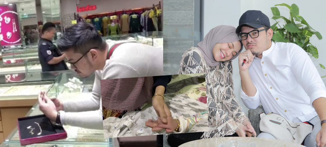 [VIDEO] 30 Minit Pilih Gelang Emas,Hafiz Mahamad Beri Kejutan Buat Isteri Saat Berpantang