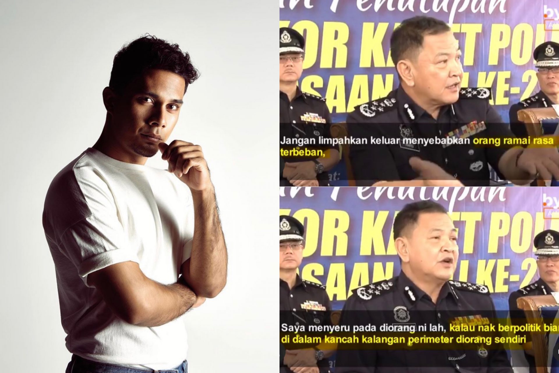 “Saya Tegas Dengan Kenyataan Saya,” – Amaran Ketua Polis Negara, Faizal Tahir &#038; Fikri Ibrahim Antara Yang Beri Reaksi