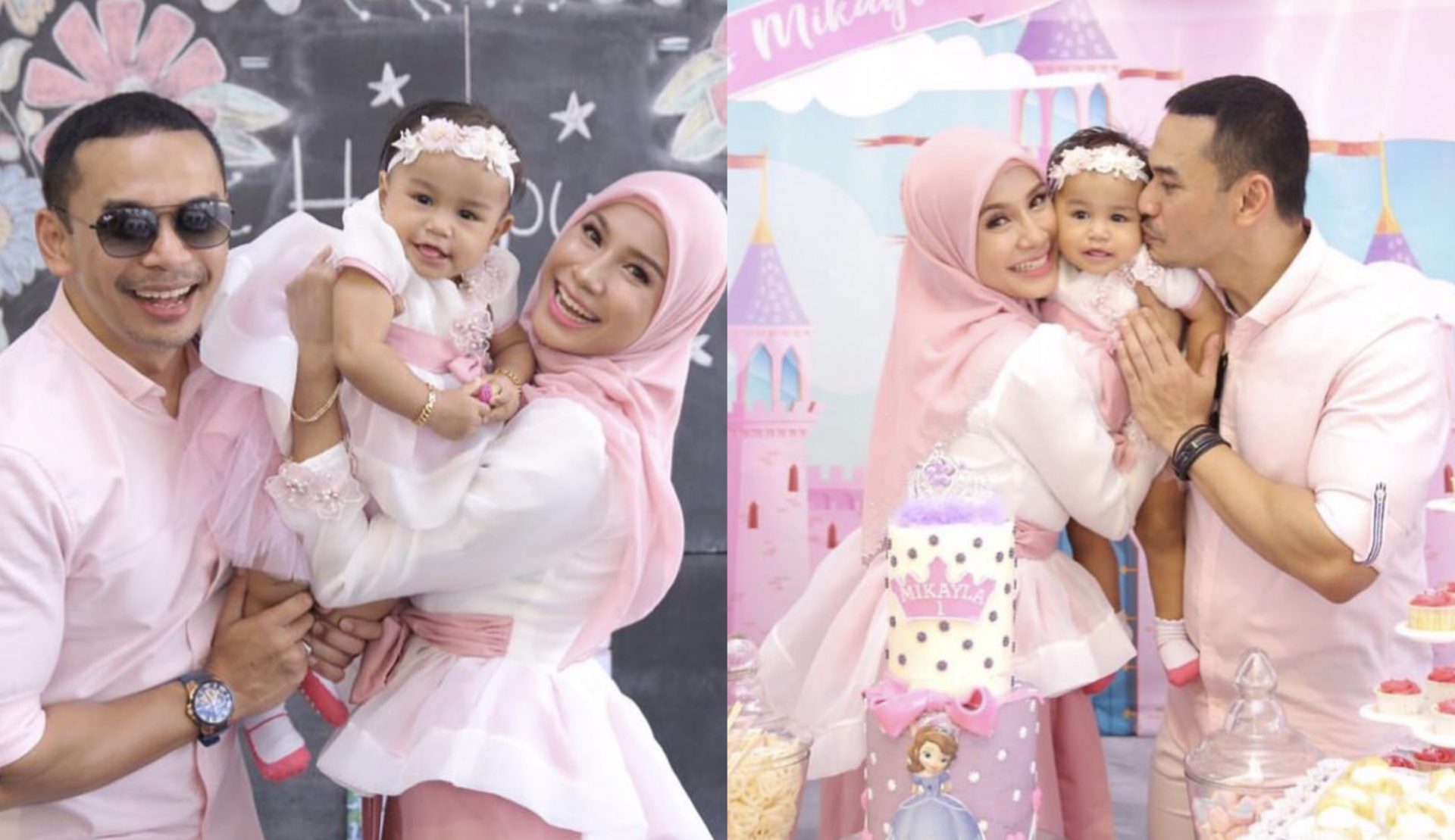 [GAMBAR] Sambutan Hari Jadi Anak Norman Hakim &#038; Memey Suhaiza, Tema Puteri Kayangan. Comelnya!