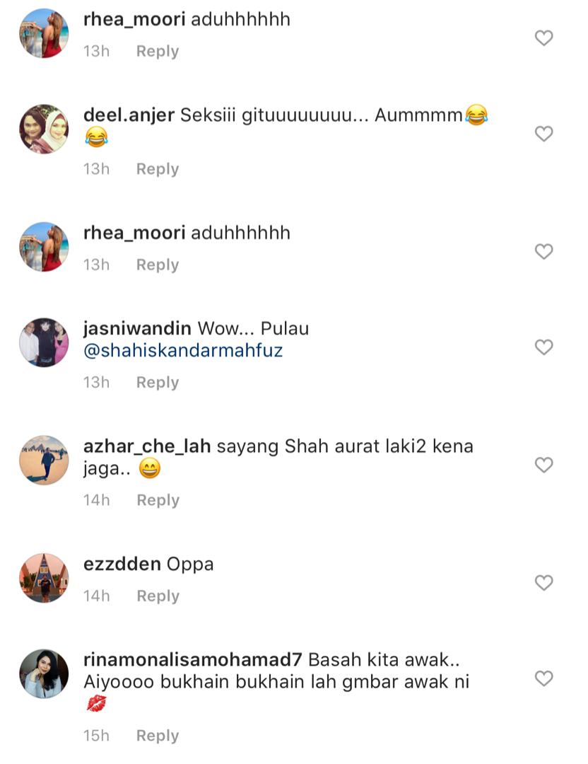 “Basah Kita Awak,”- Shah Iskandar Payung Foto Seksi, Wanita Tak Keruan Melihatnya!