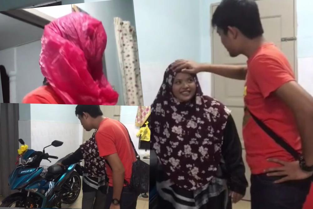 [VIDEO] Tutup Muka Pakai Plastik &#038; Simpan Hadiah Di Dapur, Antara Cara Beby Tora Beri Kejutan Buat Imamnya!