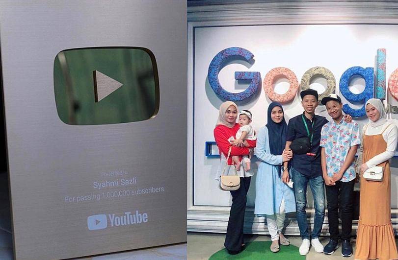 Anak Kelate &#8216;Sohor&#8217; Di YouTube, Syahmi Sazli Terima Anugerah YouTube Gold Play Button