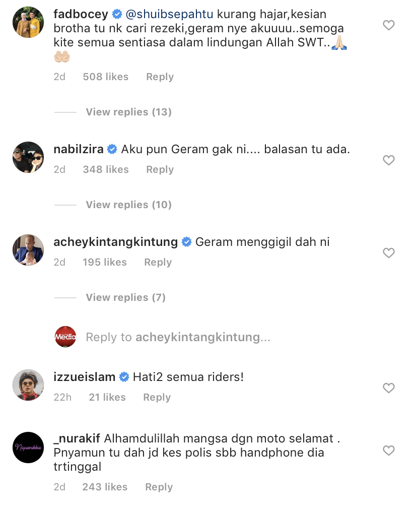 &#8220;Ape ni? Hati Panas Betul. Orang Nak Cari Rezeki Pun Ko Pergi Samun. Totally No Respect Bro,&#8221; &#8211; Shuib