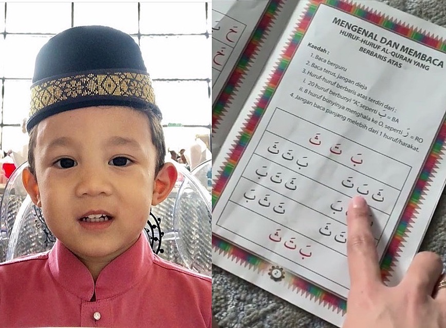 &#8220;Mula Teman Daddy Mengaji, Baru Dia Nak Pick Up Alif Ba Ta,&#8221; &#8211; Syukur&#8230;Yusuf Iskandar Mulai Kenal Huruf Jawi