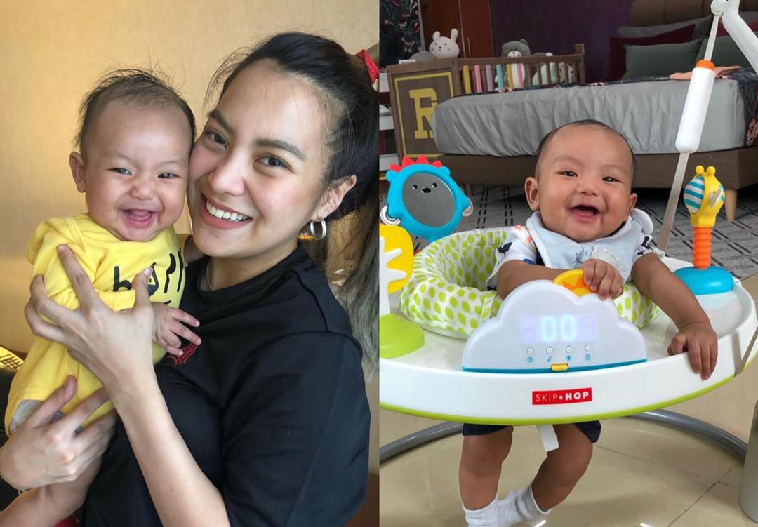 “Cara Senyum Sama Macam Mommy Dia,”- Peminat Kata Muka Anak Mawar Rashid Saling Tak Tumpah Persis Ibu