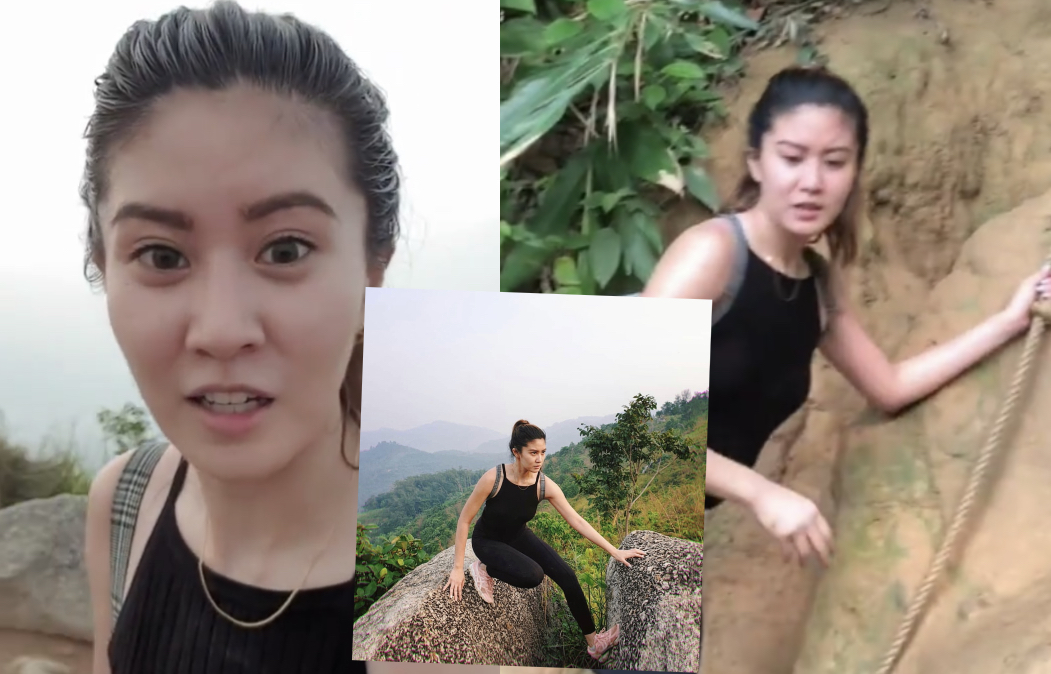 Tak Pernah &#8216;Hiking&#8217;, Elizabeth Tan Maklum Ini Kali Pertama &#038; Terakhir Daki Bukit Broga!