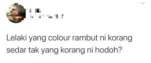 “Lelaki Yang Colour Rambut Ni Korang Sedar Tak Yang Korang Ni Hodoh?,”- Ini Reaksi Emoji Ikmal Amry&#8230;