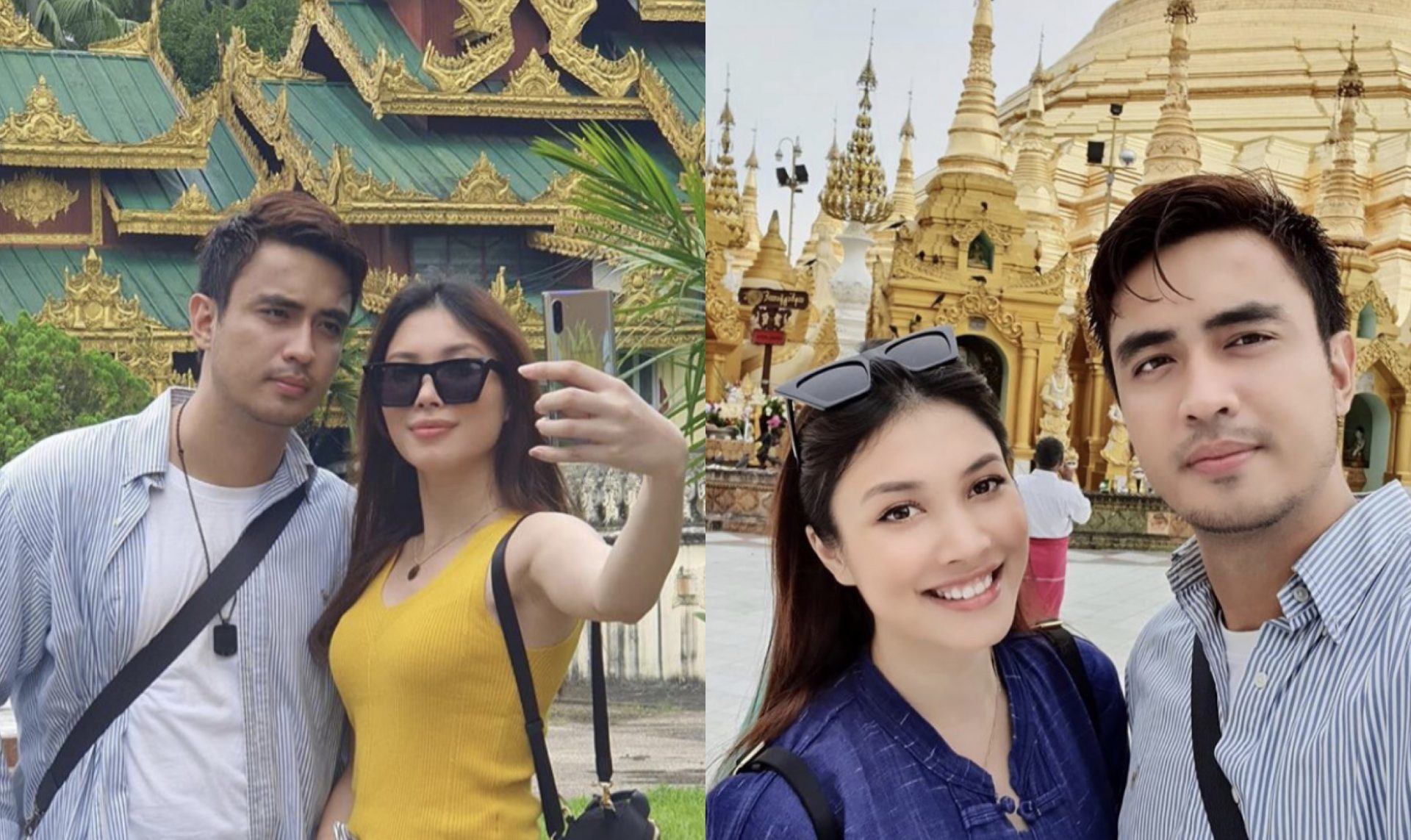 [GAMBAR] Aiman Hakim & Zahirah MacWilson ‘Cuti-Cuti Cinta’ Di Myanmar