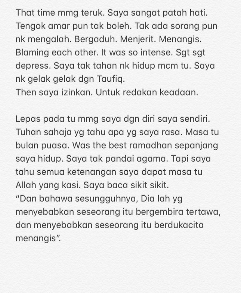 &#8220;Im Not A Good Wife, But I Will Never Leave You Alone At This Lowest Point Of Your Life,&#8221; &#8211; Isteri Amar Asyraf Akhirnya Tampil Beri Reaksi