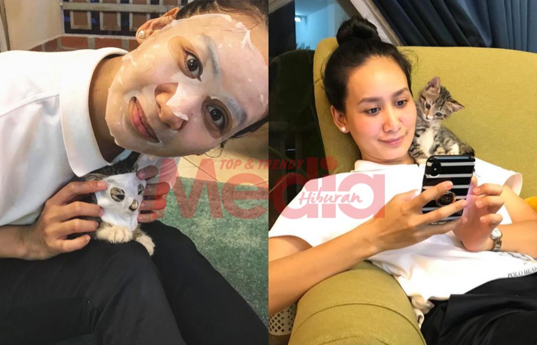 “Kelakarlah,” &#8211; Marsha Pakaikan ‘Mask’ Muka Pada Kucing, Netizen Geli Hati!