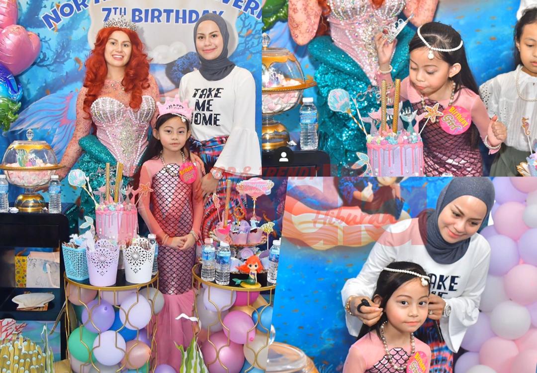 Datin Rebecca Sambut Hari Jadi Anak &#038; Temanya ‘Mermaid’. Meriah Habis!