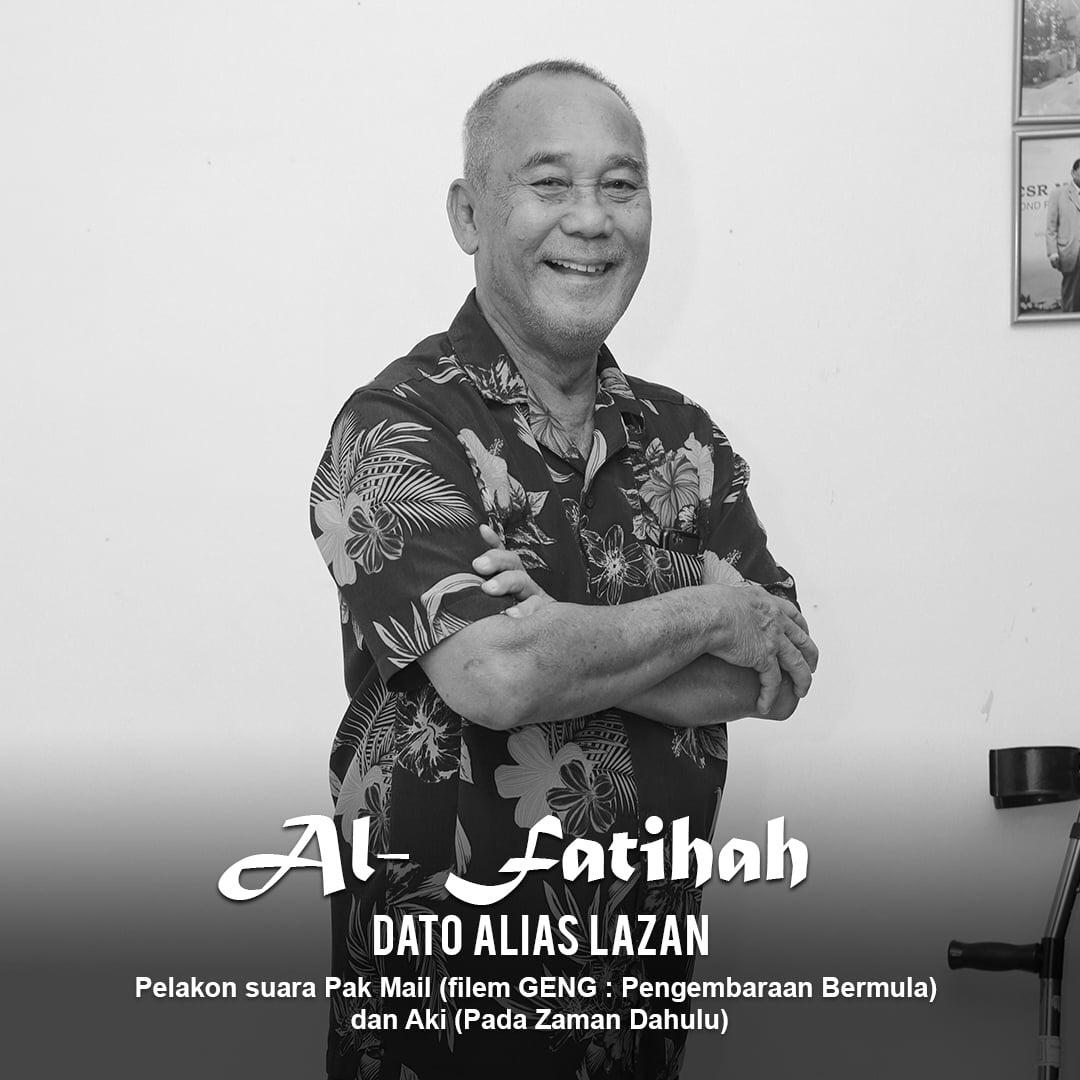 Al Fatihah&#8230; Pemilik Suara Watak Animasi ‘Aki’, Pada Zaman Dahulu, Datuk Alias Lazan Meninggal Dunia