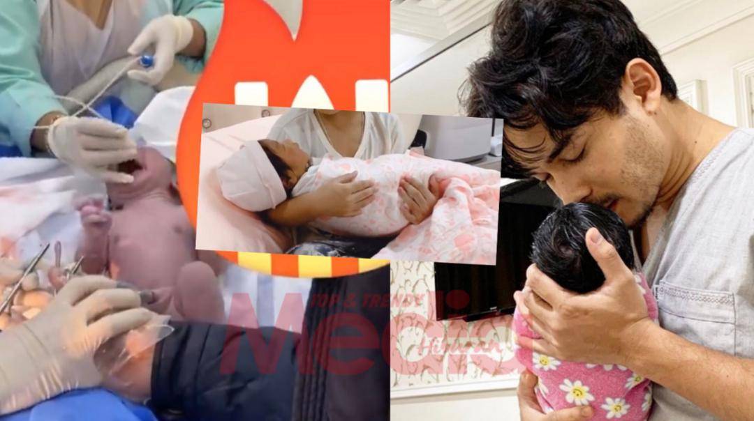 Rakam Video Saat Anak Dilahirkan, Aeril Zafrel Teruja Dapat Potong Tali Pusat Ayya Soffya