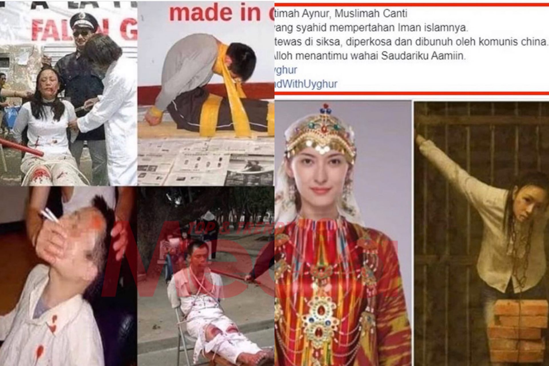“Syurga Menantinya,” &#8211; Putra Aziz Kongsi Foto Kekejaman Komunis China Terhadap Muslim Uighur