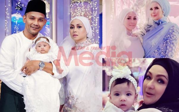 Rozita Che Wan, Ziela Jalil Antara Yang Hadir Ke Majlis Akikah Anak Azrinaz Mazhar Hakim Yang Mega!