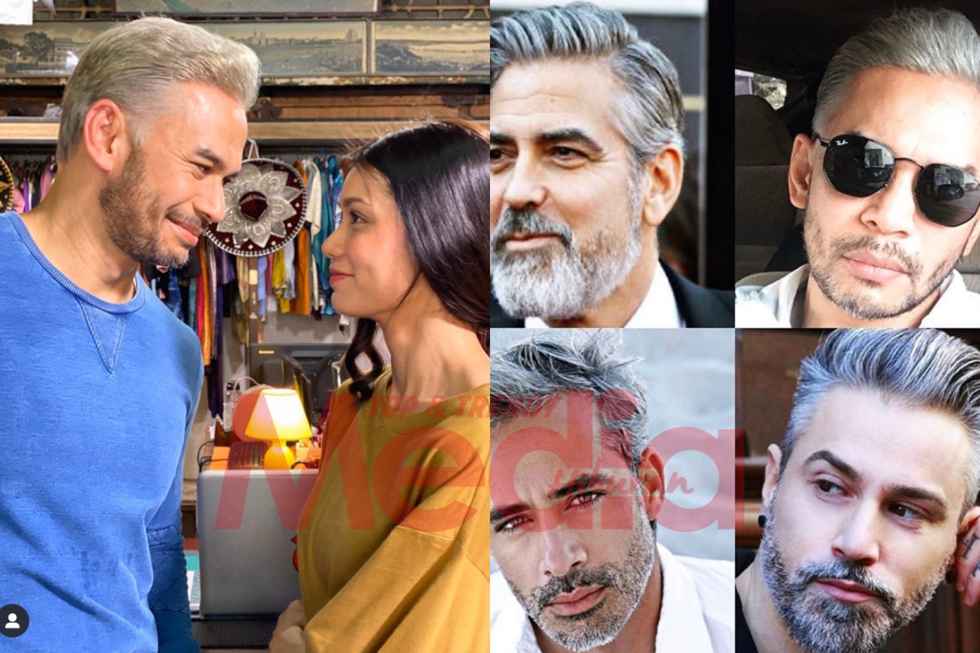 “Handsome Giler,” &#8211; Warna Rambut, Imej Terbaru Norman Hakim Ala George Clooney Bikin Ramai Terpaku!