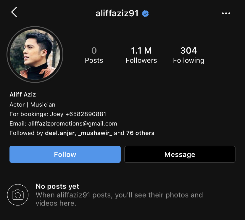 “Jangan Sedap Hina, Nanti Terkena Batang Hidung Sendiri Baru Rasa Padannya,” – Aliff Aziz