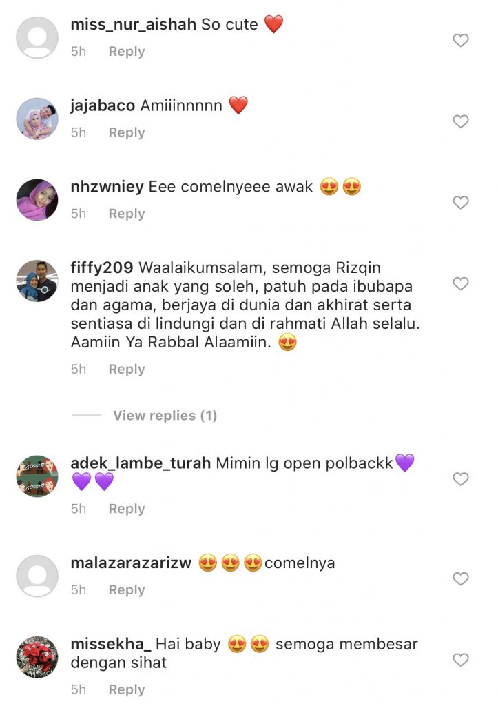 Nina Iskandar Dedah Wajah Anak, Diberi Nama Muhammad Aaryan Ar-Rizqin!