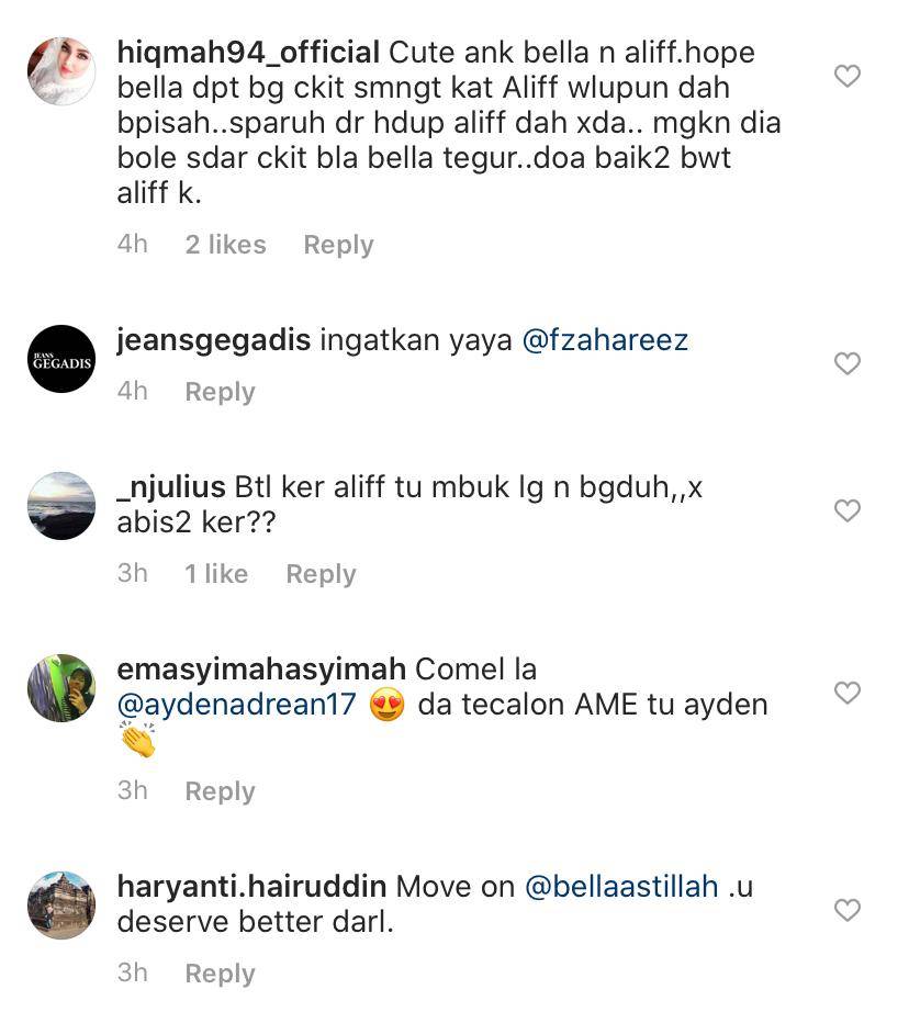 Bella Astillah Sedia Terima Aliff Aziz,Netizen Beri Reaksi