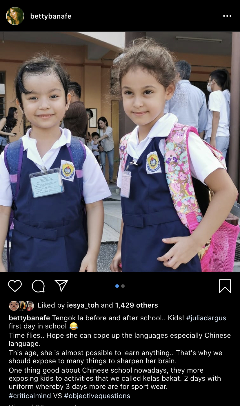 “MasyaAllah… Sebijik Mak Dia,” – Ramai Terpegun Lihat Kecantikan Anak Sulung Betty Benafe Hari Pertama Ke Sekolah