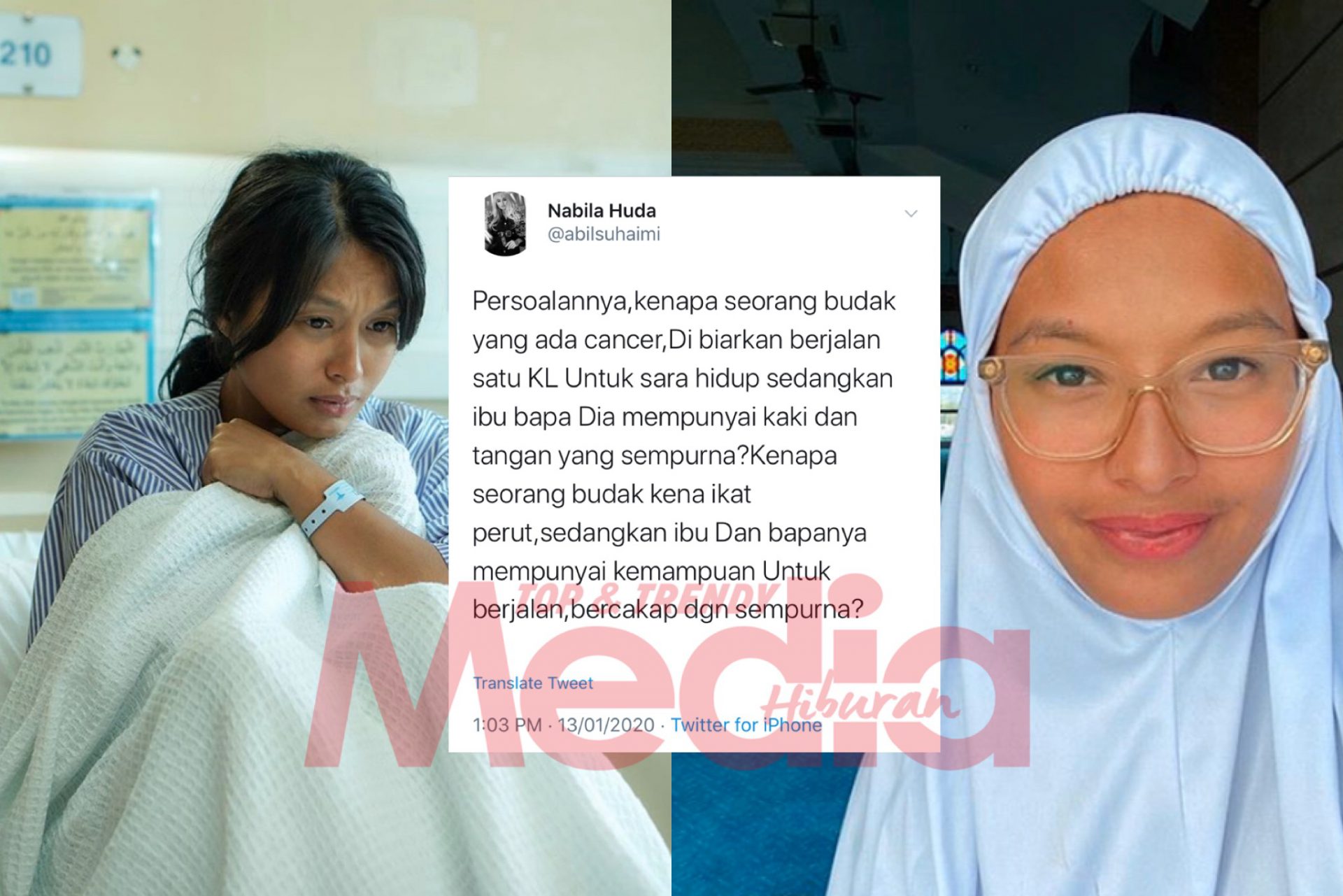 “Kenapa Seorang Budak Yang Ada Cancer Dibiarkan Berjalan Satu KL Untuk Sara Hidup?” – Nabila Huda