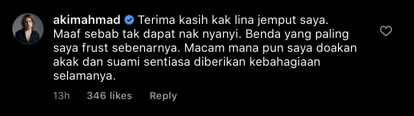 “Tiba-Tiba Ternampak Kelibat Akim Dari Jauh, Terus Ke Pentas Dengan Keadaan Masih Berpeluh,” &#8211; Elly Mazlein Memuji, Ini Respon Tuan Badan