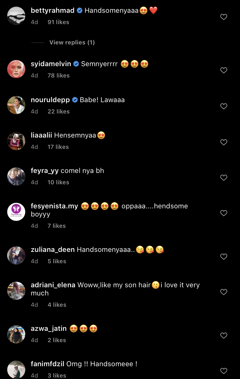 “Macam Korean, Handsome Boy,” – Tiada Lagi Rambut Kerinting Cecah Bahu, Gaya Baru Anak Kembar DS Zizie Izette Dipuji Fans!