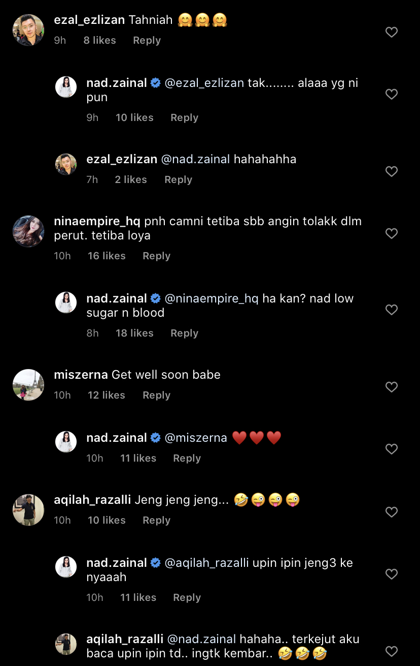 Insiden Alami Mual Secara Tiba-Tiba Diperkata, Ramai Syak Nad Zainal Hamil. Ini Respon Tuan Badan