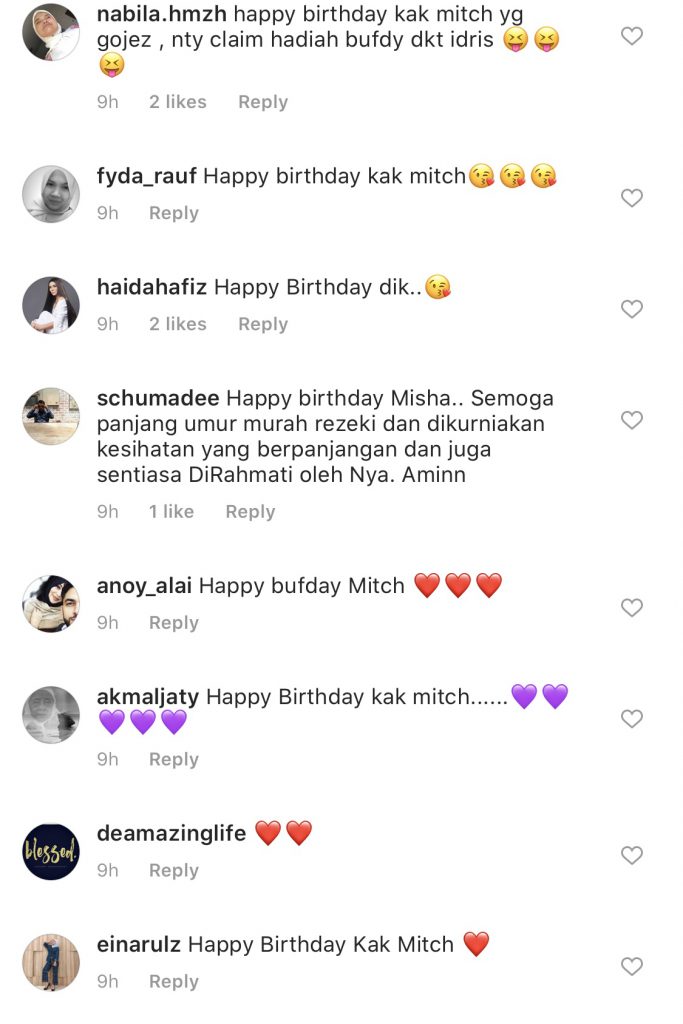 “Apa Juga Yang Kak Mitch Miliki Hari Ini Berkatnya Jua Datang Dari Kalian,” – Misha Omar Kini Genap 38 Tahun