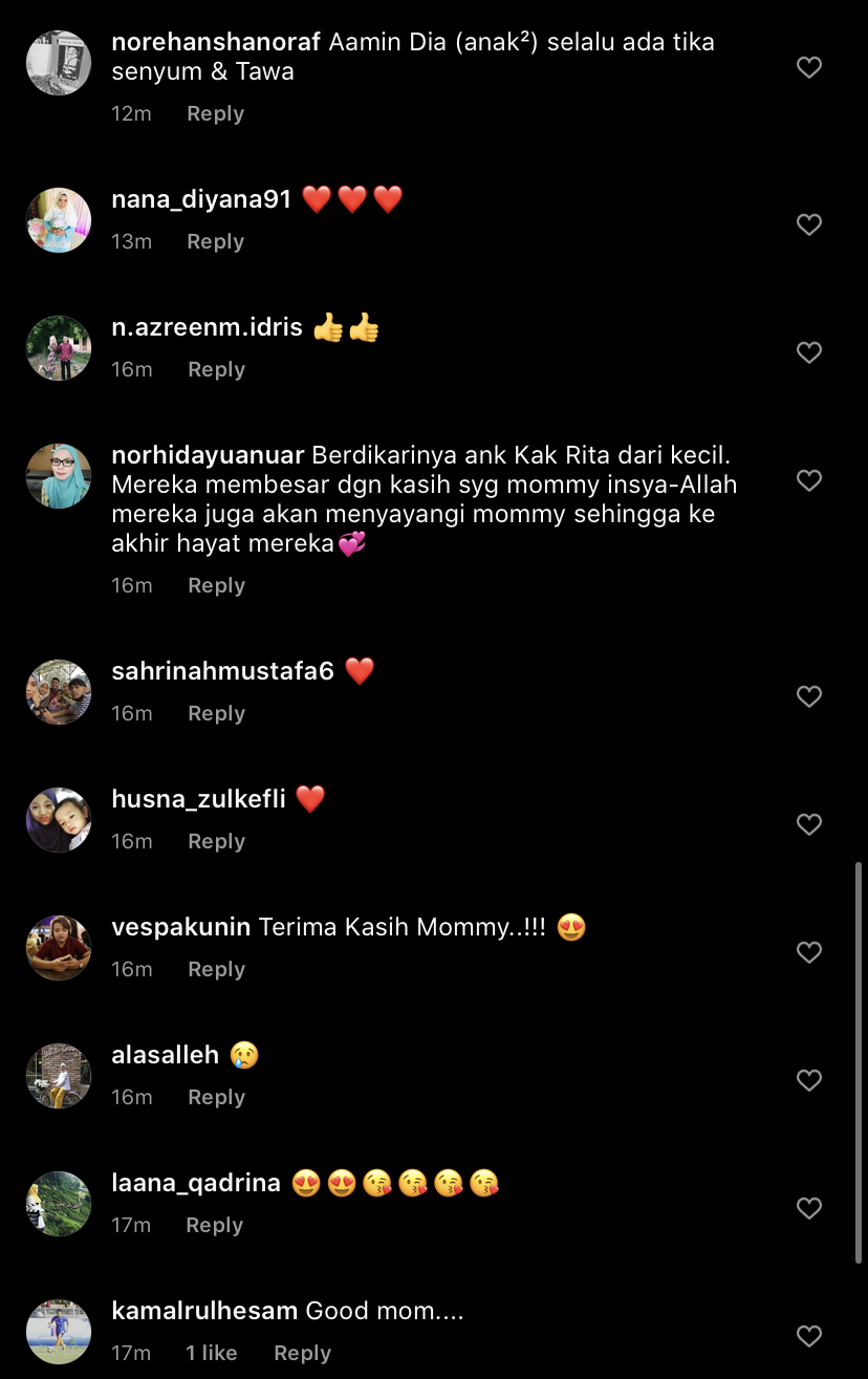 “Berdikarinya Anak Dari Kecil,” – Bekalan Akhirat, Rita Rudaini Cerita Akan Tunggu & Hantar Anak Selagi Ada Hayat