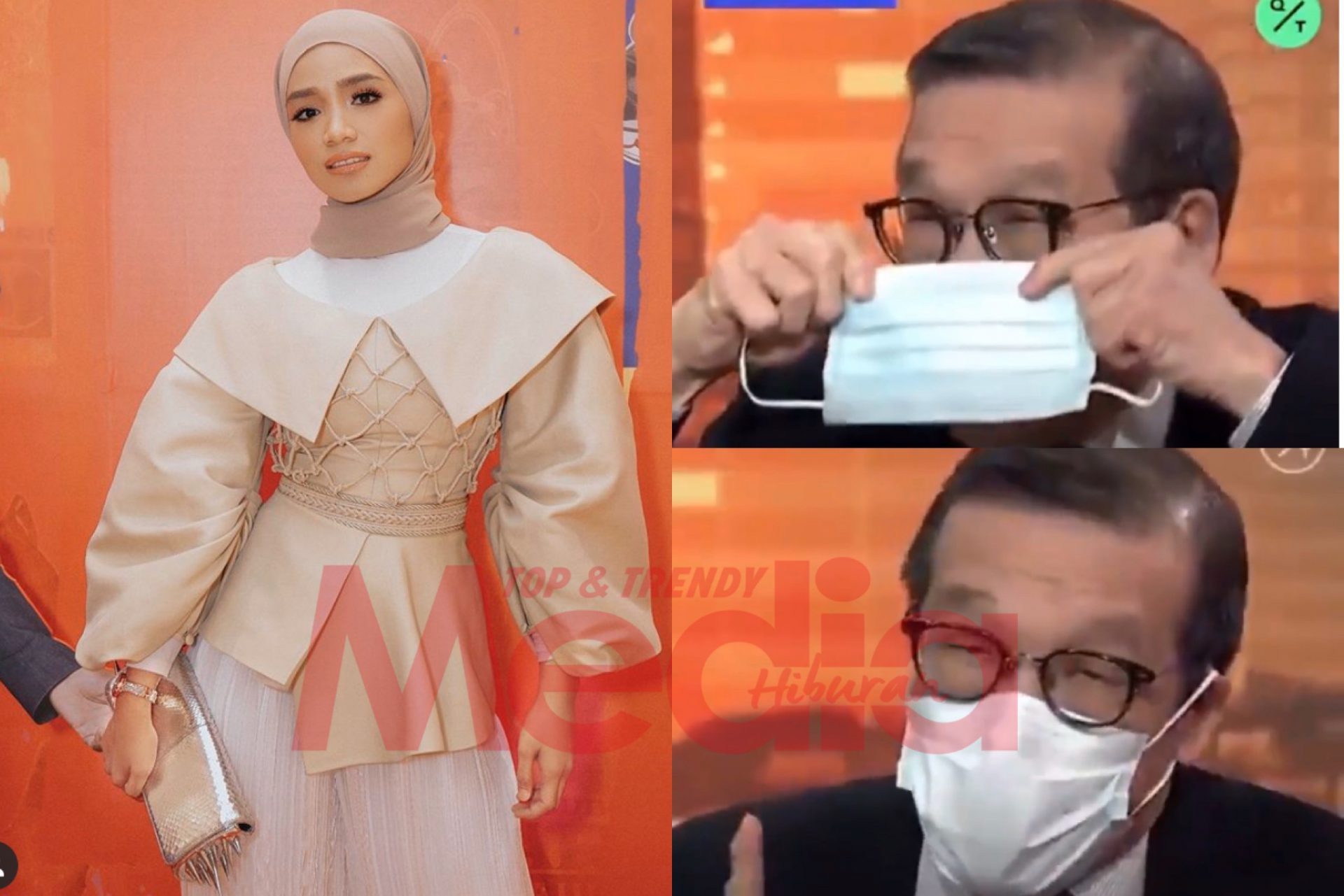 “How To Wear The Right Mask,” – Ummi Nazeera Kongsi Cara Tepat Pakai Topeng. Warna Biru Di Luar, Putih Di Dalam