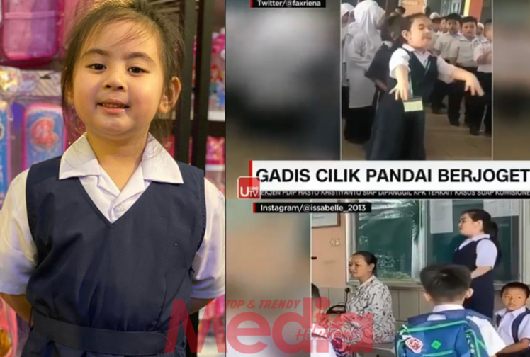“Gadis Cilik Pandai Berjoget,” – Tarian Comel Issabelle Masuk Berita Indonesia, Si Ibu Terkejut