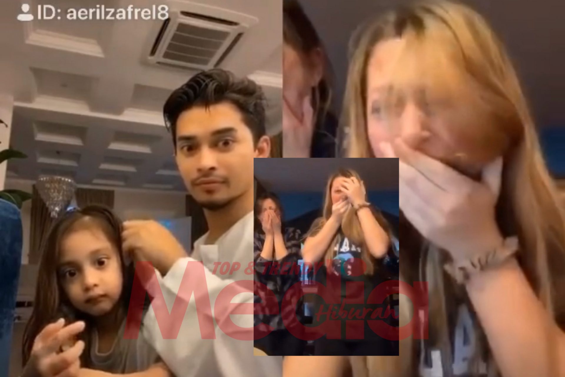 “Sikat Rambut Kakak Je Pun,” – Aeril Zafrel Sikat Rambut Anak, Tapi Bikin Kecoh Gara-Gara…