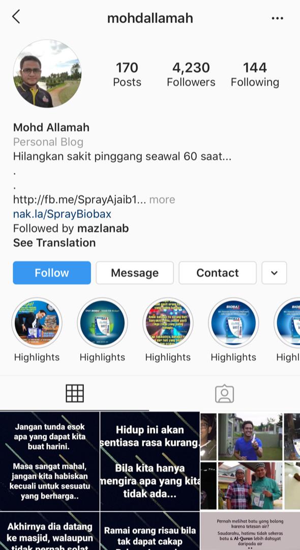 “Buatlah Status Yang Baik Saja,”- Status Terakhir Di IG Sahabat PU Amin Sebagai ‘Petanda’ Dijemput Ilahi Buat Selamanya…