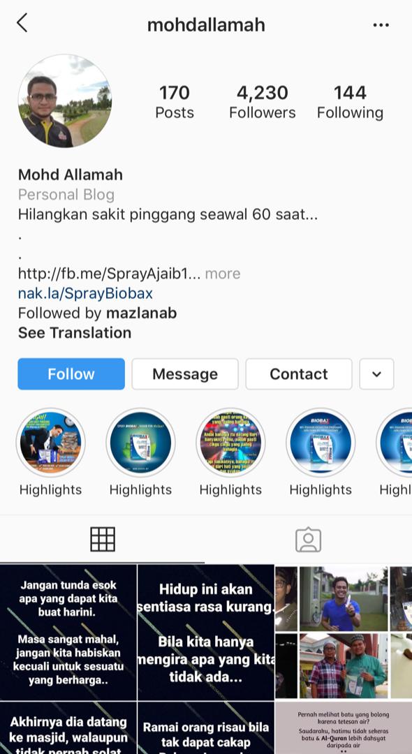 &#8220;Buatlah Status Yang Baik Saja,&#8221;- Status Terakhir Di IG Sahabat PU Amin Sebagai &#8216;Petanda&#8217; Dijemput Ilahi Buat Selamanya&#8230;