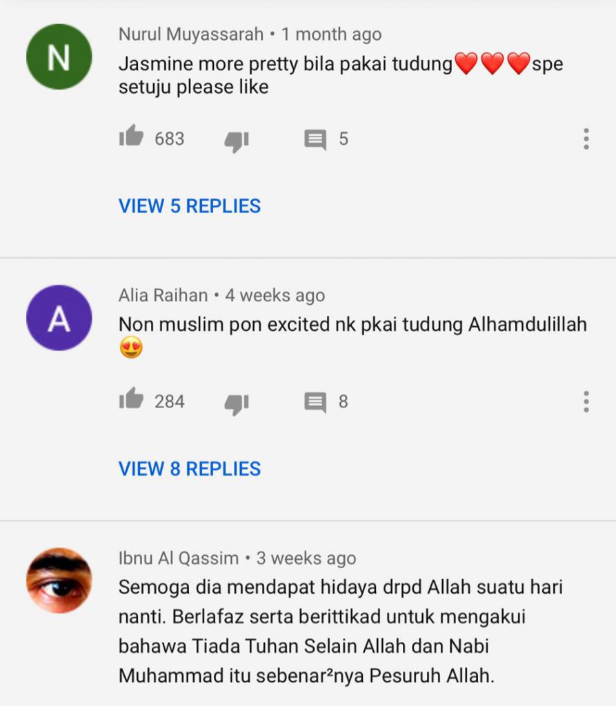 “Non Muslim Pun Excited Nak Pakai Tudung,” – Ramai Teruja Jasmine Suraya Belajar Pakai Hijab Dengan Mira Filzah