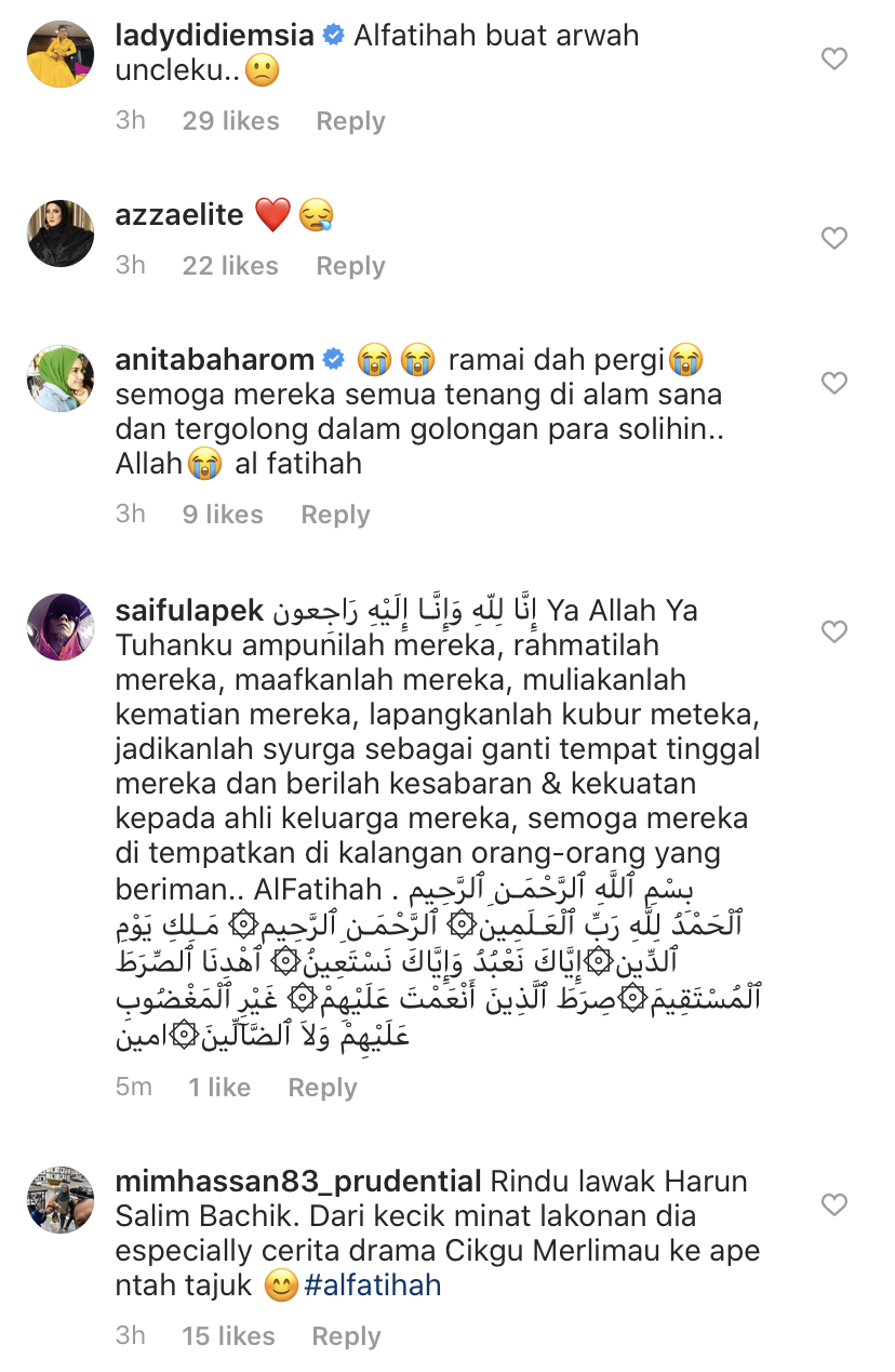 “Zaman Kita Dulu Orang Tak Berapa Pandang Pelawak Ni,” – Afdlin Shauki Kenang Arwah Harun Salim Bachik, Mohon Doa Buat Yang Telah Pergi