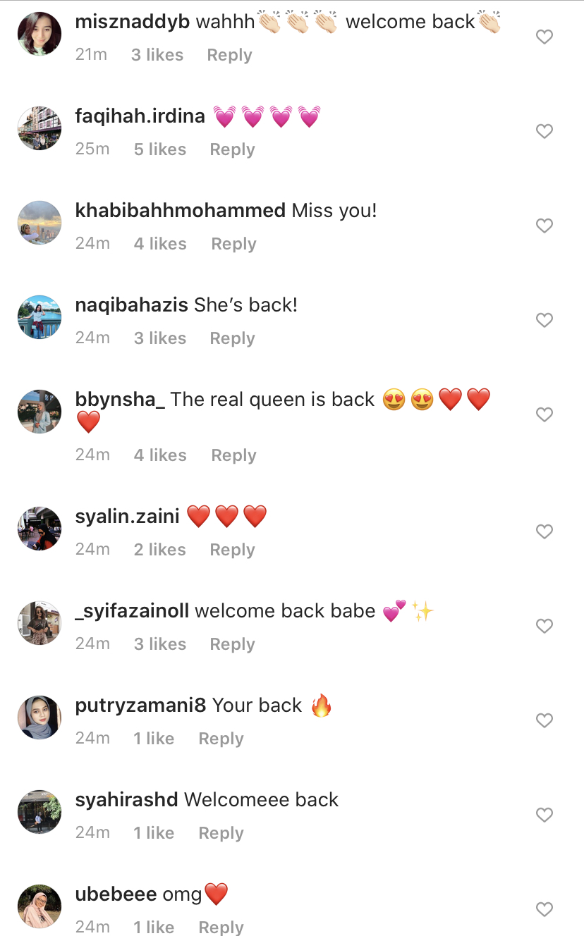 “Welcome Back,” &#8211; Little Miss Khan Kembali Ke IG, Tak Sampai 10 Minit, Posting Pertama Raih Ribuan Likes!