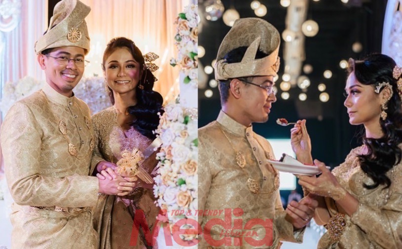 Sedondon Berkain Songket Bak Putera & Puteri Raja, Ini Sekitar Momen Indah Majlis Sanding Tasha Shilla, Atiq Idris