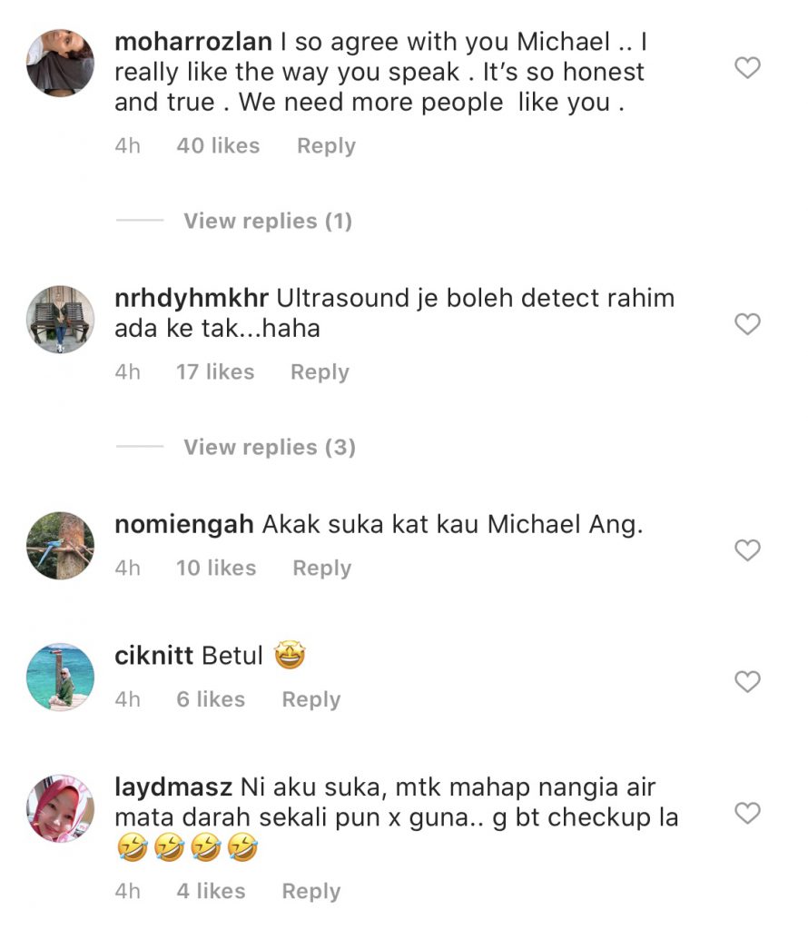 “Tak Payah Nak Mintak Maaf Sebab Kau Tak Bersalah, Kalau…,”- Michael Ang Saran Sajat Untuk Buat Pemeriksaan Jantina