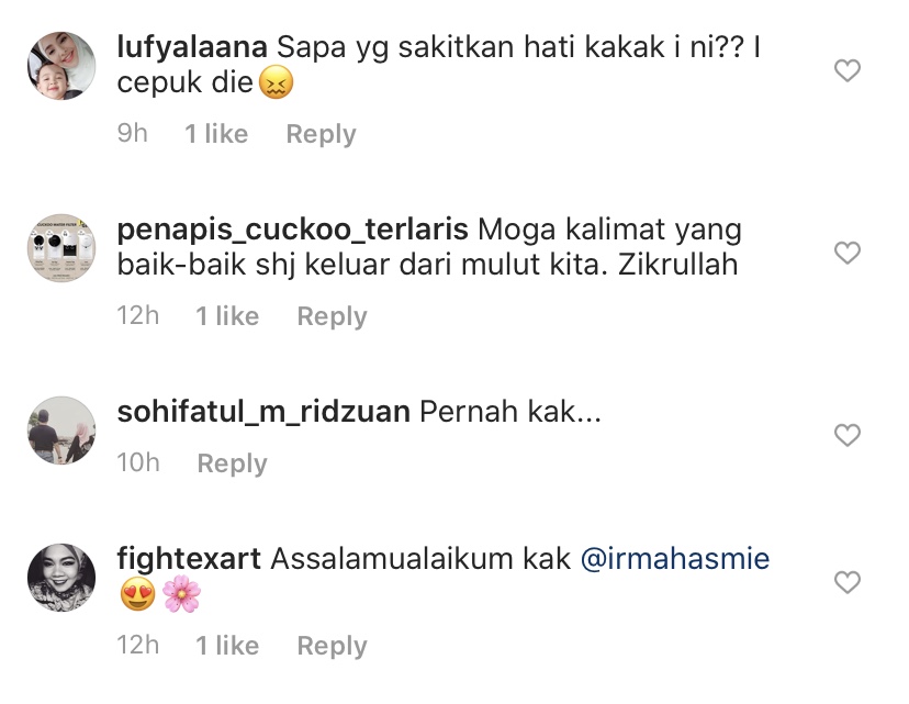 “I Still Repeat The Things U Said To Me In My Head,” – Terluka Dengan Kata-Kata? Irma Hasmie Mengadu Dengan Allah